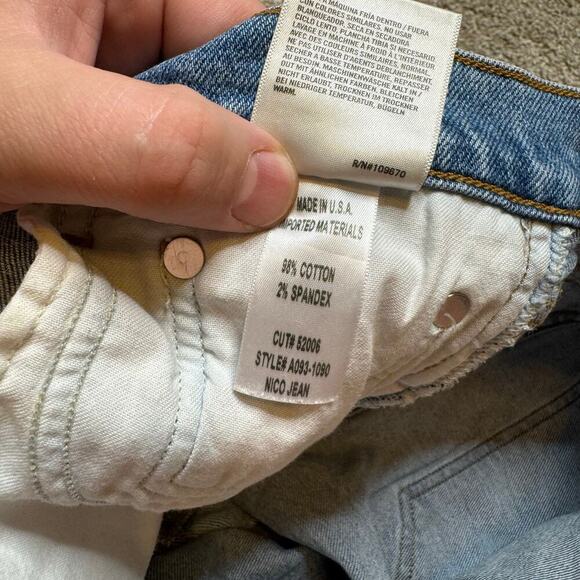 Agolde Nico High Rise Slim Fit in Embark Size 26 - Picture 4 of 6